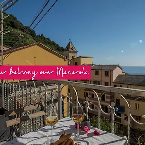 Liersena Sea View Mini With Ac , Manarola Italy